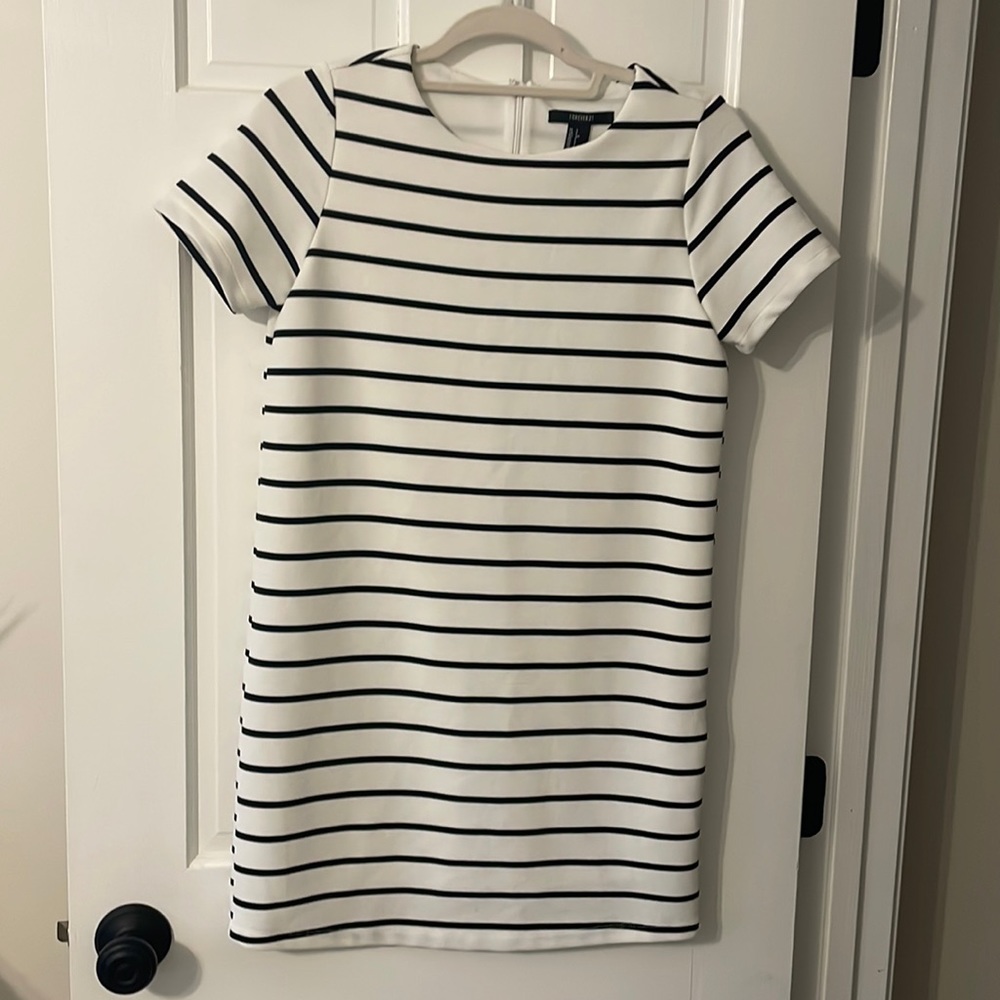 Striped shift dress